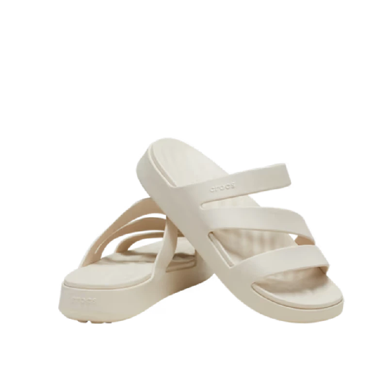 crocs getaway strappy frappe womens slide