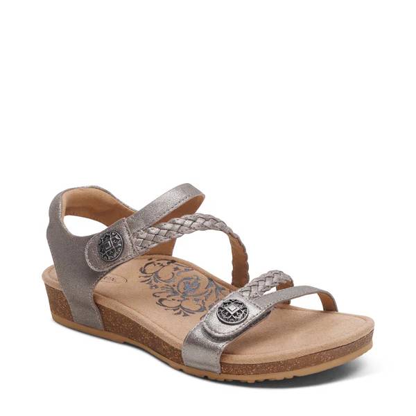 Aetrex Jillian Brushed silver