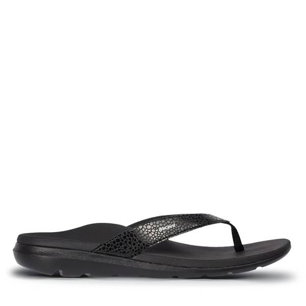 Ascent groove thong black womens