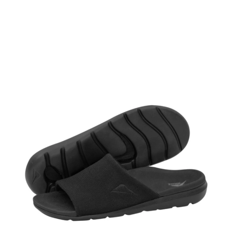 Ascent groove slider black womens scuff