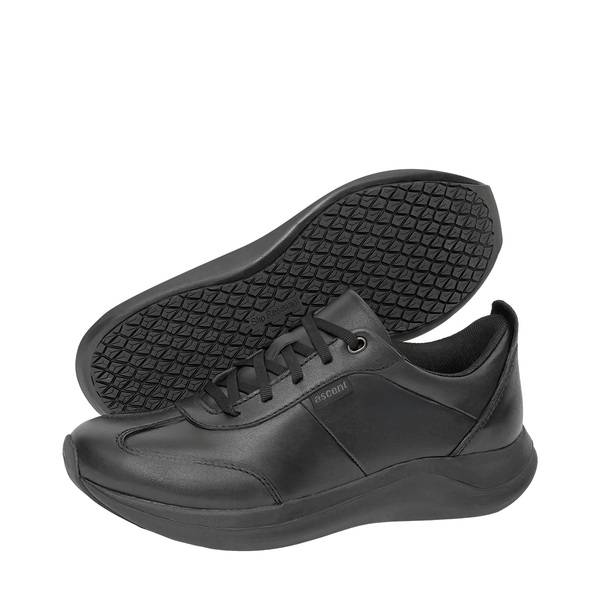 Ascent Rhythm Black womens lace up