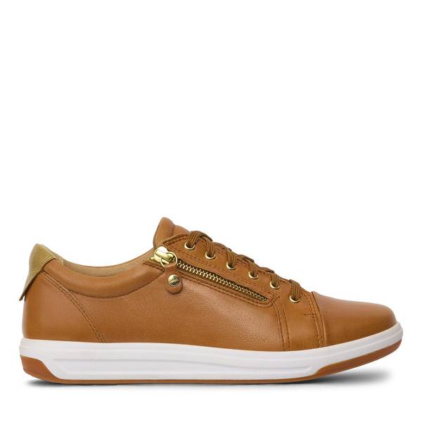 ascent stratus zip tan womens lace up