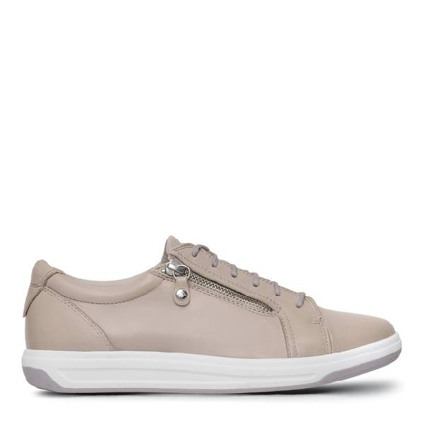 Ascent stratus zip taupe lace up
