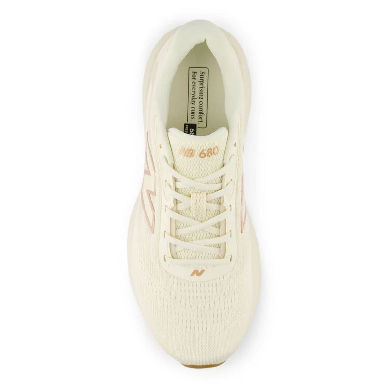 New balance w680 Womens beige running shoe