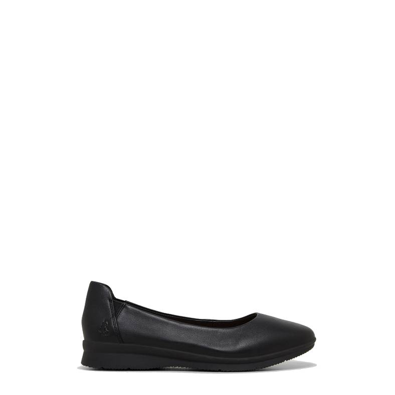 hush puppies nellie black ladies slip on