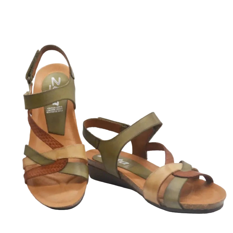 zeta ocean olive colour womens sandal
