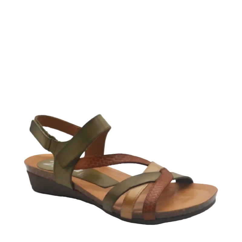zeta ocean olive colour womens sandal