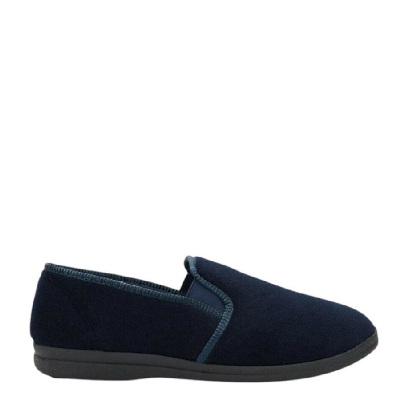 grosby percy navy mens slipper