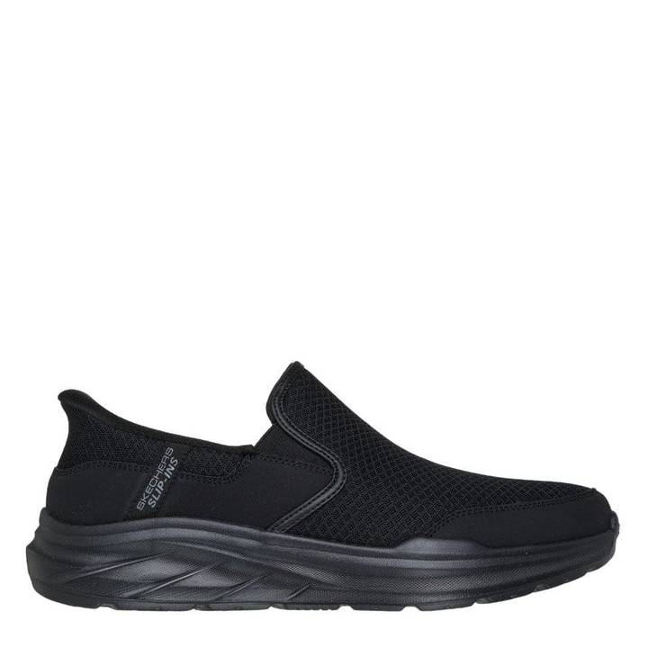 Skechers stoaver black mens extra wide slip on