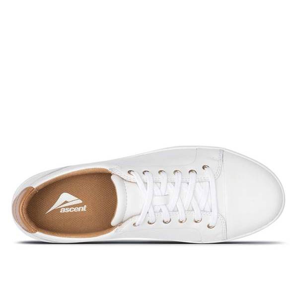 Ascent stratus white wide lace up