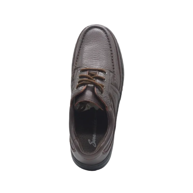 Saramanda subway brown lace up leather shoe