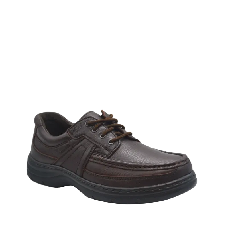 Saramanda subway brown lace up leather shoe