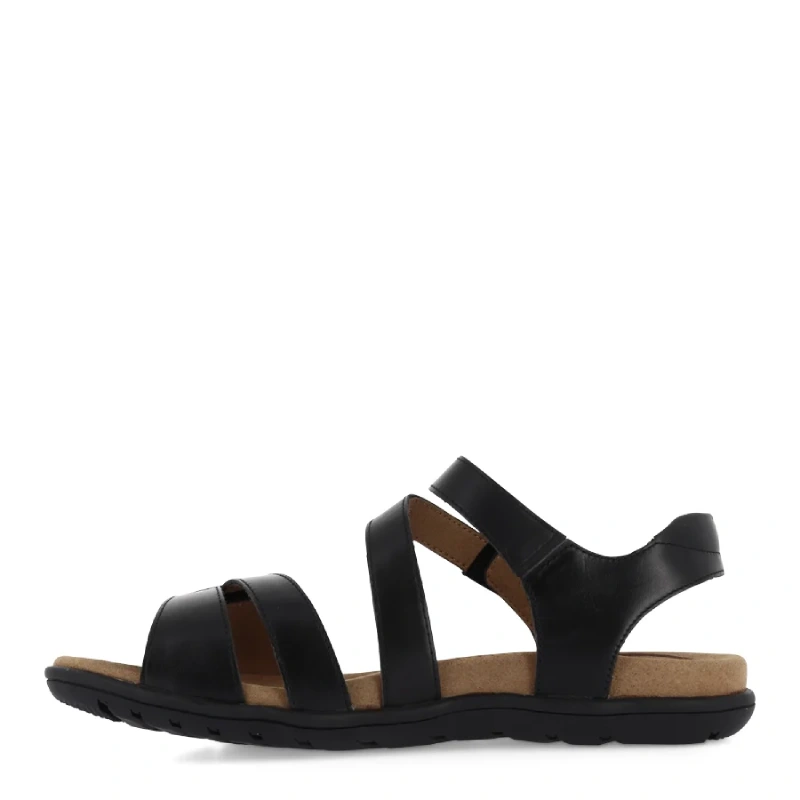 CBD trophy black womens adjustable sandal