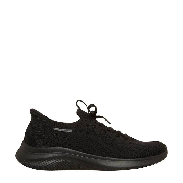 skechers ultraflex 4 black womens slip on