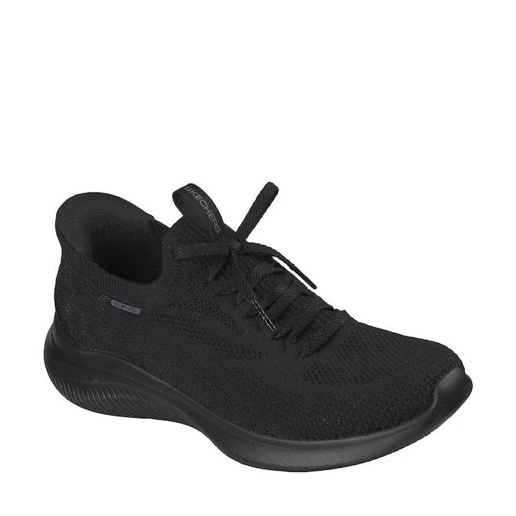 skechers ultraflex 4 black womens slip on