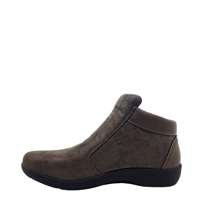 Step on air valore taupe womens zip boot