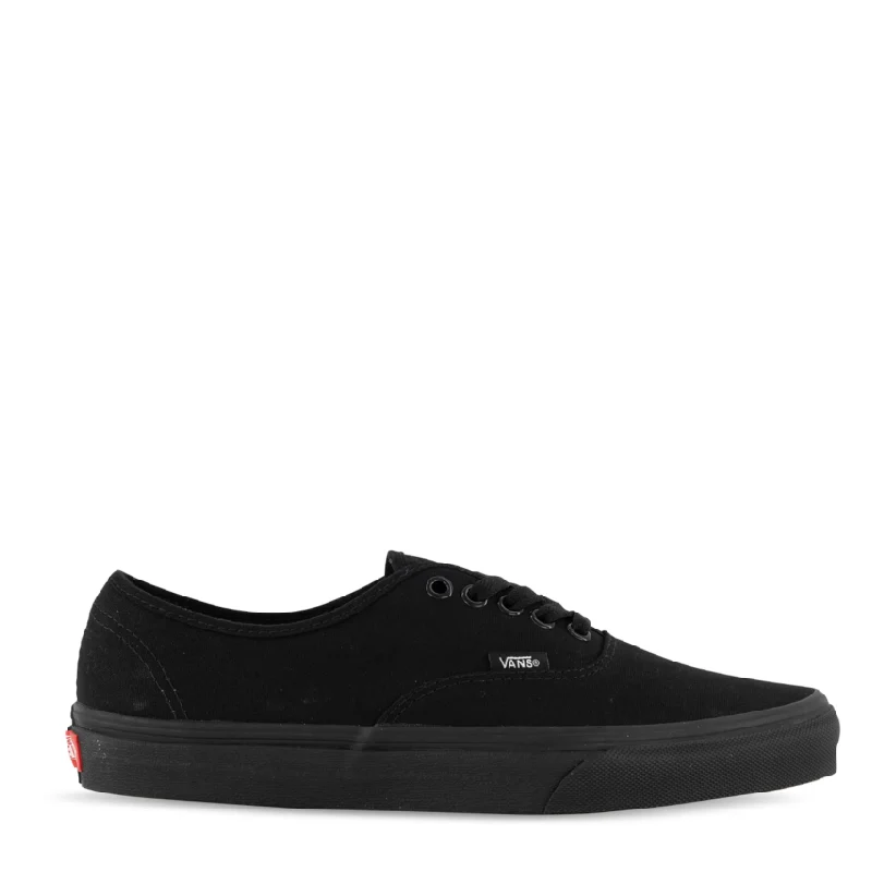 Vans authentic all black mens casual sneaker