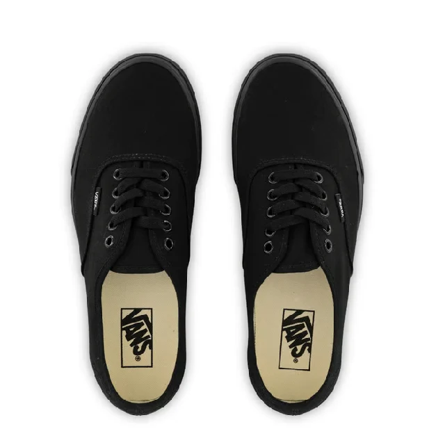 Vans authentic all black mens casual sneaker