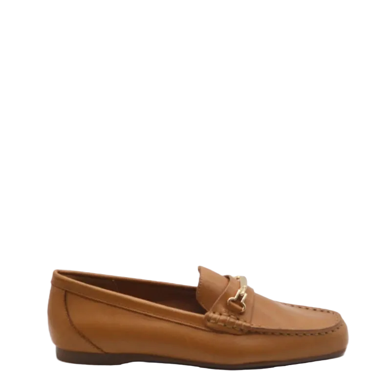 clarks ysolde tan ladies slip on shoe