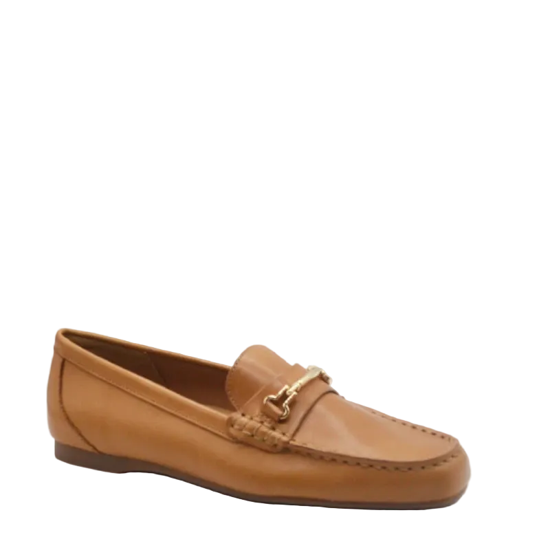 clarks ysolde tan ladies slip on shoe