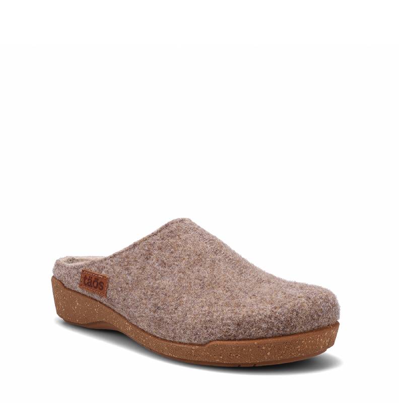 Taos Woollery Warm Sand Womens Slipper