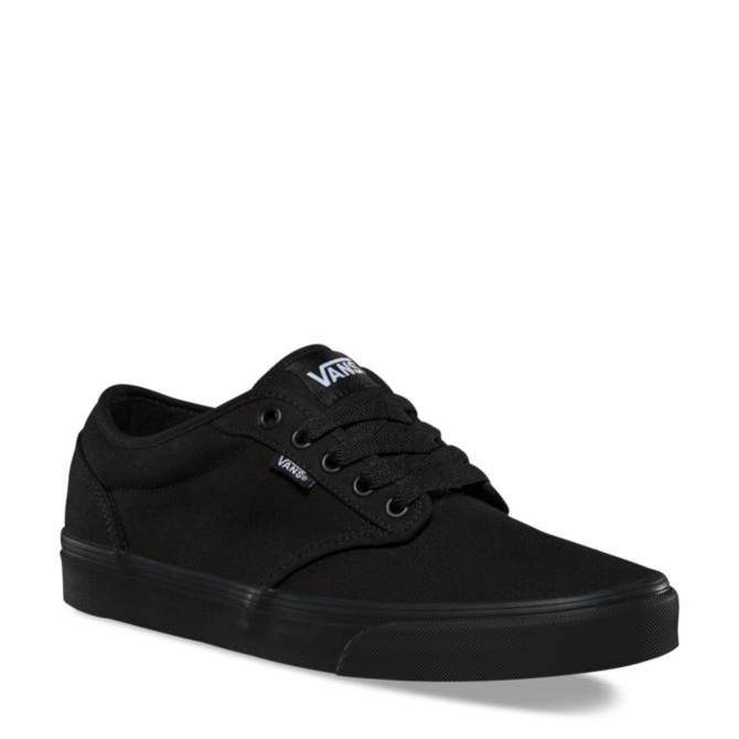 Vans Atwood Black/Black Skate Shoe Angle