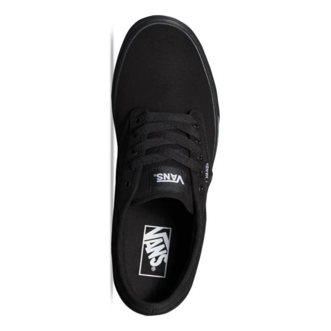 Vans Atwood Black/Black Skate Shoe Top View