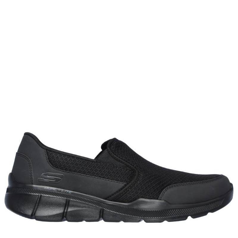 Skechers Blue Gate Black Mens Slip On