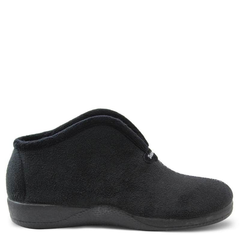 Devalverde Cuddles Black Womens Slipper