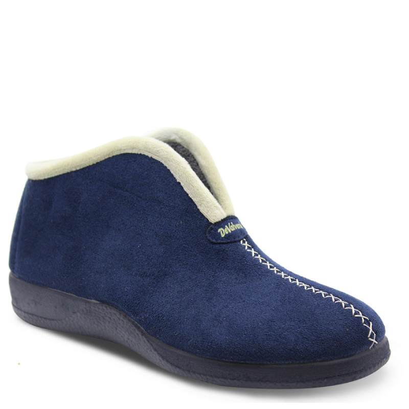 Devalverde Cuddles Navy Womens Slipper