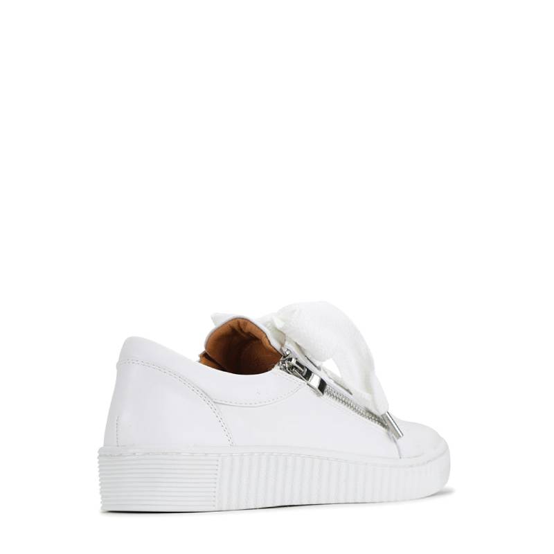 EOS Jovi White Womens Lace Up Sneaker