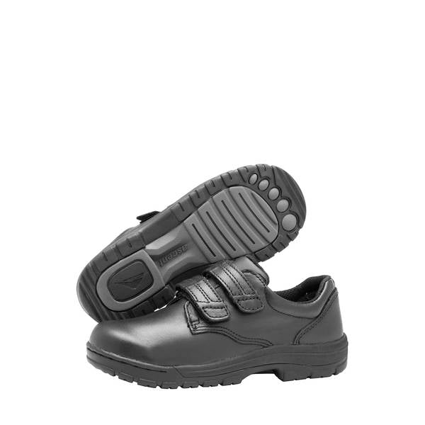 Ascent Academy Jnr Black School Shoe