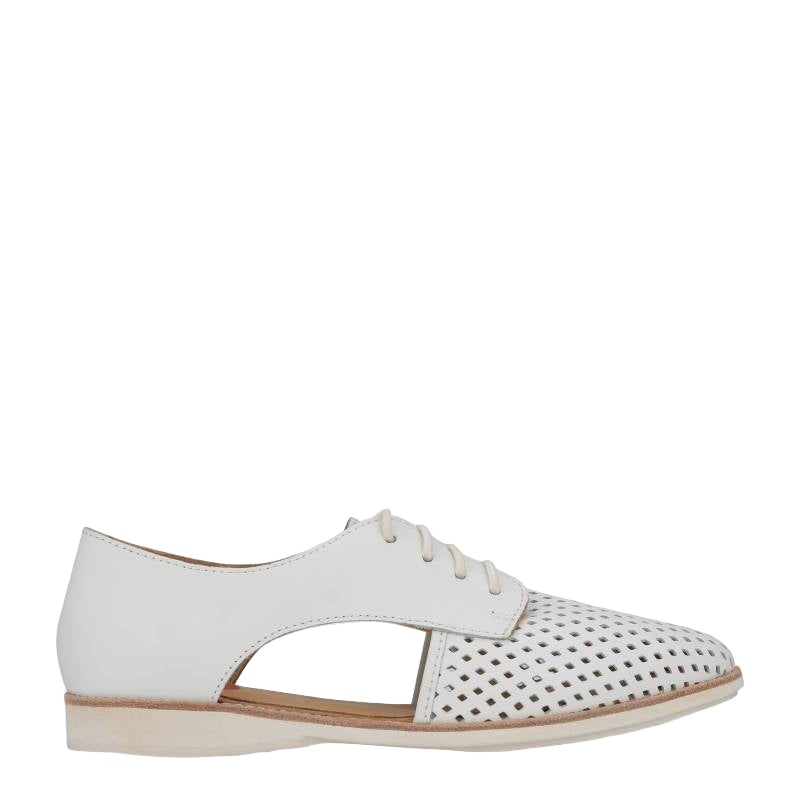 Rollie Sidecut white lace up