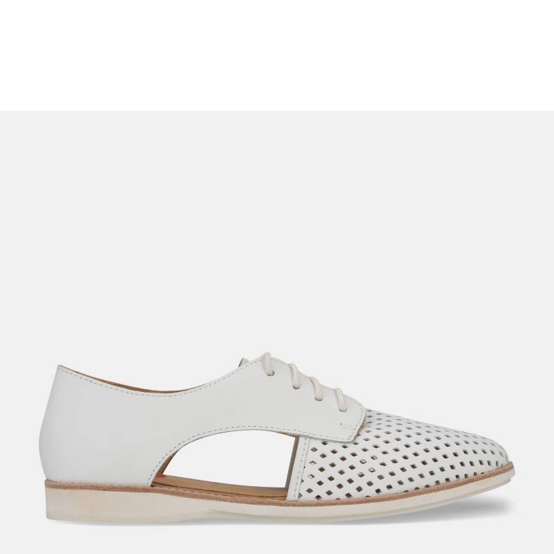 Rollie Sidecut white lace up