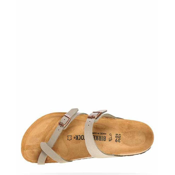 BIRKENSTOCK-SANDALS - MAYARI BF NUBUK STONE REGULAR